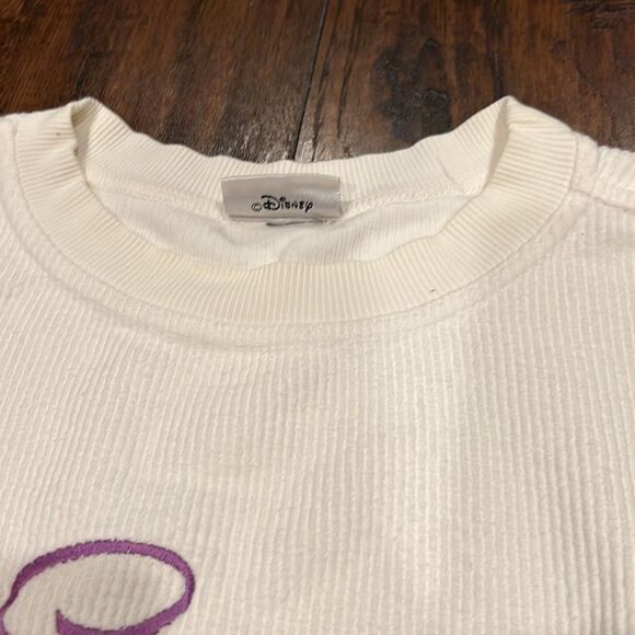 Vintage Walt Disney World White Mickey Sweater Sweatshirt Size XL Ribbed Texture - Picture 4 of 8